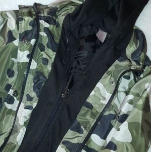 Wind brake camo jacket